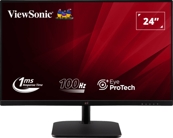 ViewSonic Moniteur IPS 24" Pouces DisplayPort, HDMI et Haut-Parleurs