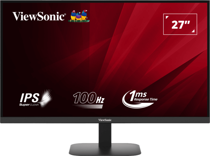 ViewSonic Moniteur 27" Pouces 2K QHD avec temps de réponse rapide de 1ms — image 1