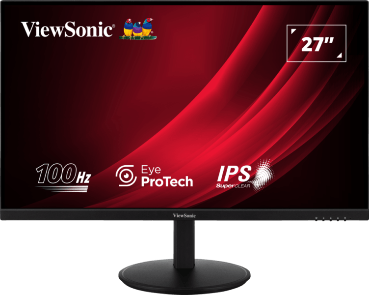 ViewSonic Moniteur 27" Pouces QHD 100Hz avec deux haut-parleurs — image 2