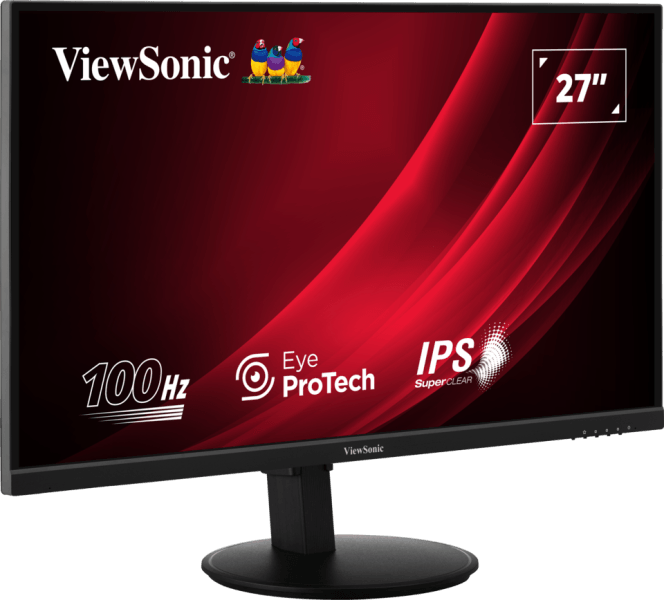 ViewSonic Moniteur 27" Pouces QHD 100Hz avec deux haut-parleurs — image 3