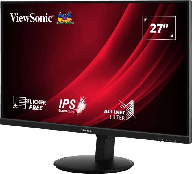 ViewSonic Moniteur 27" Pouces QHD 100Hz avec deux haut-parleurs — image 4