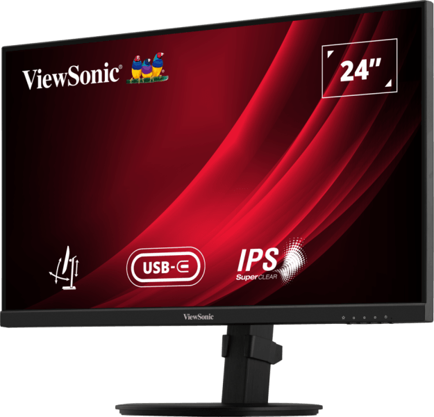 ViewSonic VG2409-MHDU-2 Écran IPS ergonomique 24 pouces Full HD avec Hub USB-C — image 4