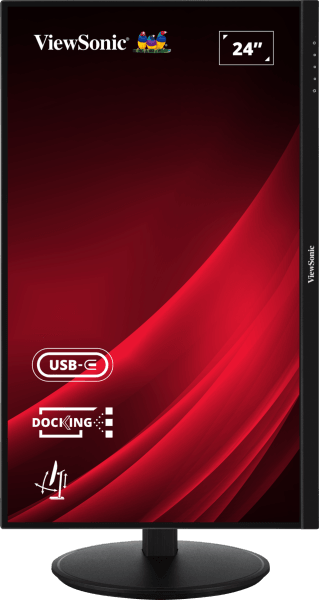 ViewSonic VG2409U-2 Écran station d'accueil, ergonomique de 24 pouces Full HD avec Hub USB-C — image 6