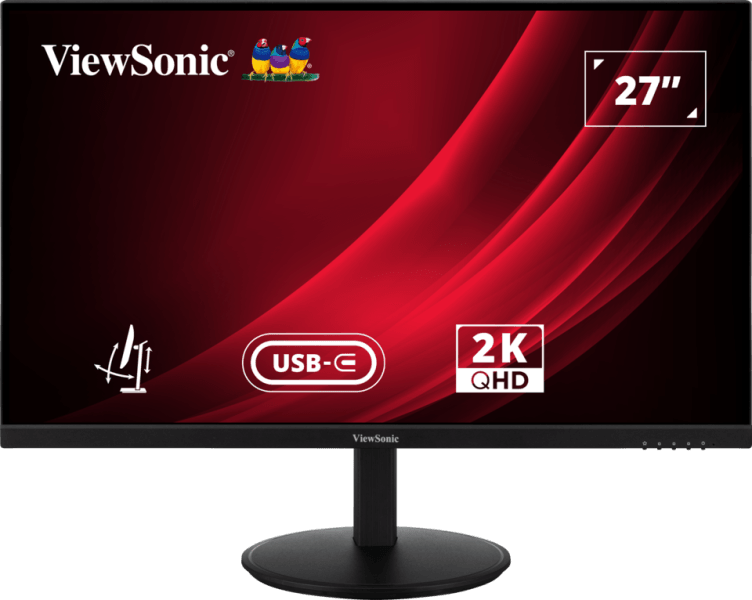 ViewSonic VG2709-2K-MHDU-2 Moniteur USB-C 27 pouces QHD 100 Hz avec deux haut-parleurs — image 4