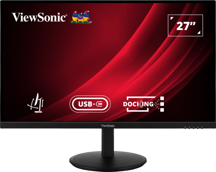 ViewSonic VG2709U-2K Moniteur d’accueil USB-C QHD 100 Hz de 27 pouces avec deux haut-parleurs et connexion en Daisy Chain — image 2