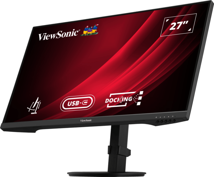 ViewSonic VG2709U-2K Moniteur d’accueil USB-C QHD 100 Hz de 27 pouces avec deux haut-parleurs et connexion en Daisy Chain — image 5