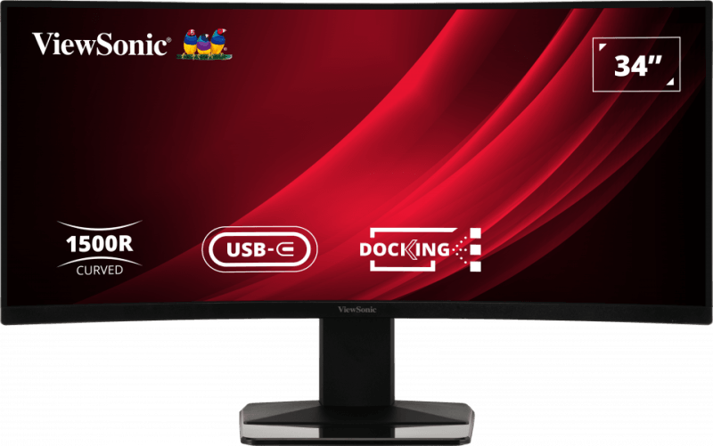 ViewSonic Moniteur incurvé WQHD de 34" Pouces avec commutateur KVM — image 2