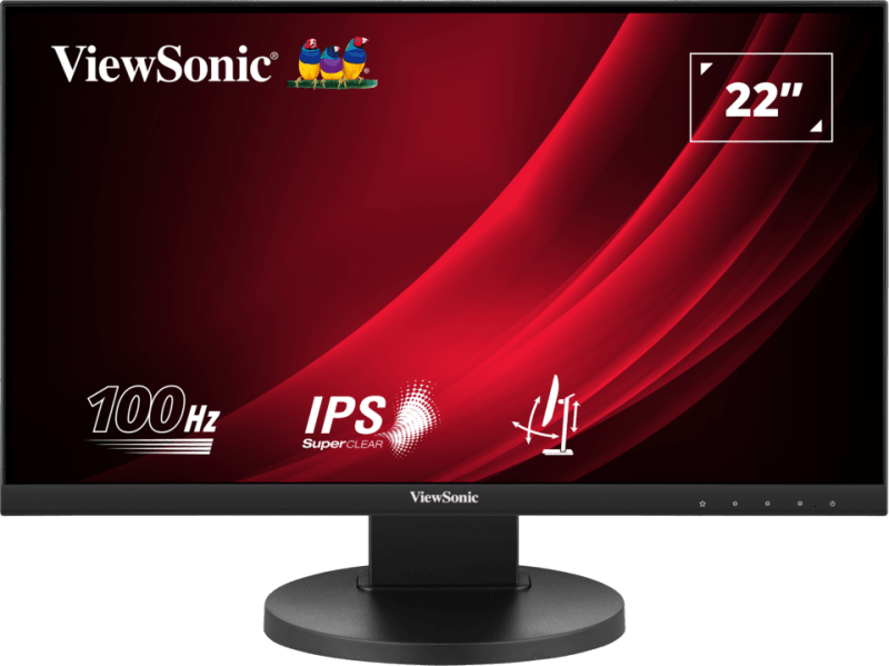 ViewSonic VG2208A-HD Moniteur Ergonomique Full HD 100 Hz 22 pouces avec hub USB — image 2