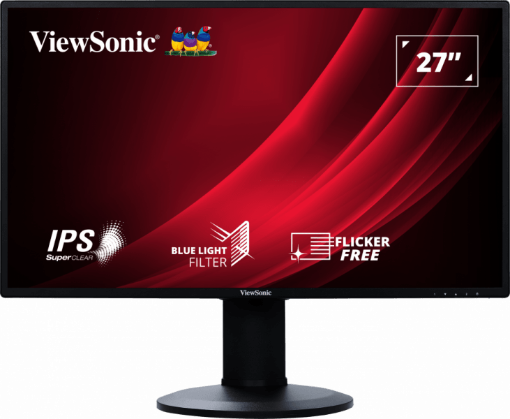 ViewSonic Moniteur ergonomique IPS 27" Pouces WQHD — image 1