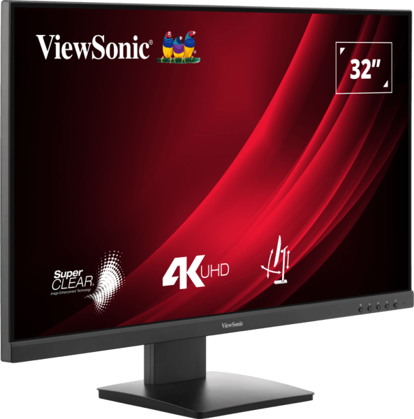 ViewSonic Écran 4K UHD de 32" Pouces avec HDR 10 et double HDMI et DisplayPort — image 3
