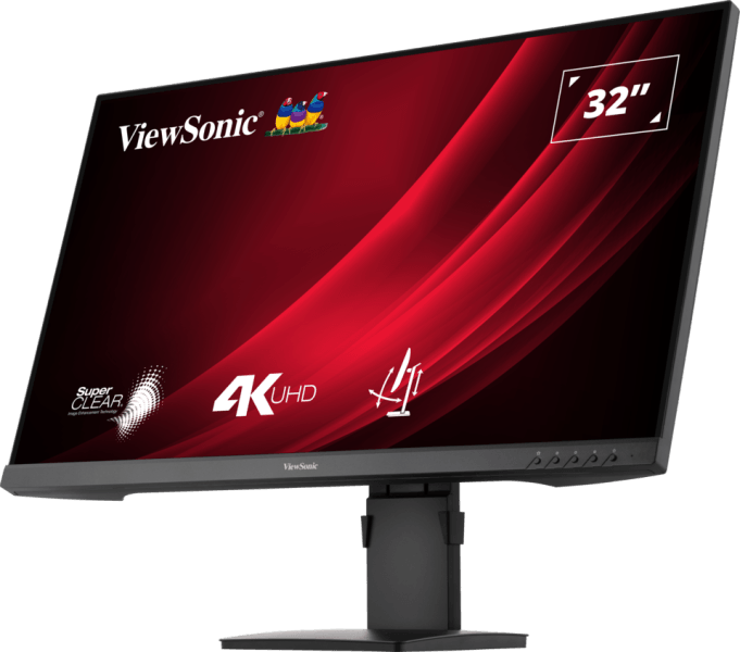ViewSonic Écran 4K UHD de 32" Pouces avec HDR 10 et double HDMI et DisplayPort — image 5