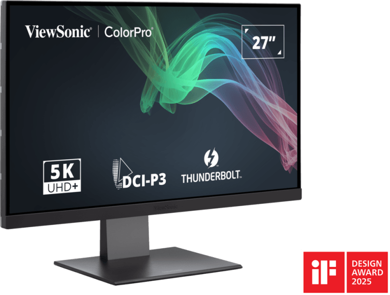 ViewSonic VP2788-5K Écran 27 pouces 5K Thunderbolt™ 4 avec prise en charge de 99 % de la DCI-P3 et du double chaînage 5K — image 2