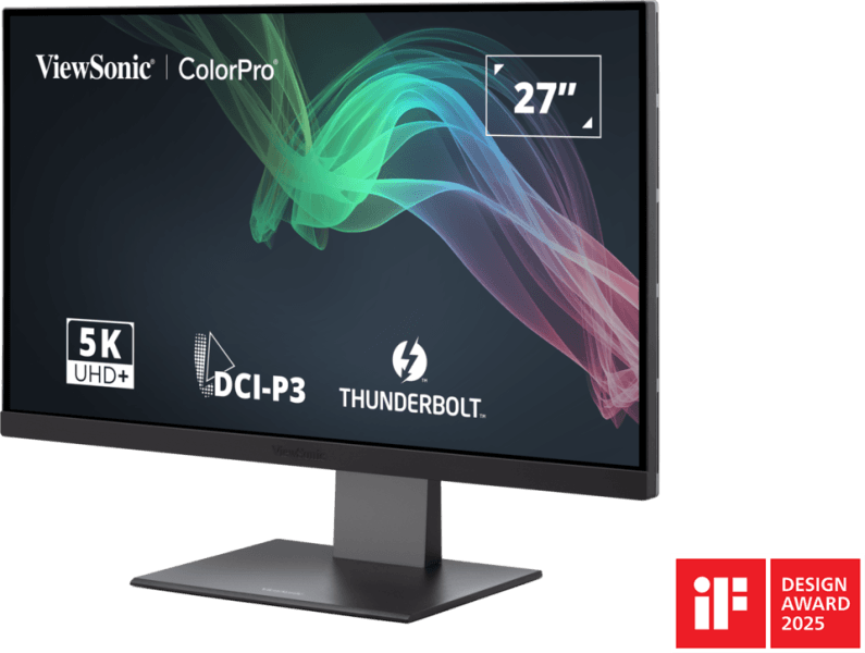 ViewSonic VP2788-5K Écran 27 pouces 5K Thunderbolt™ 4 avec prise en charge de 99 % de la DCI-P3 et du double chaînage 5K — image 3