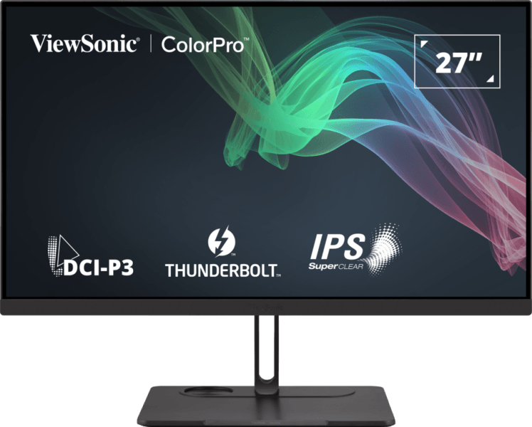 ViewSonic VP2776T-4K Moniteur 27 pouces 4K Thunderbolt™ 4 avec 98 % de couverture DCI-P3 et 100 % de couverture sRGB — image 1