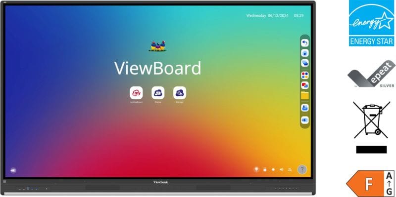 ViewSonic ViewBoard IFP8653 Écran interactif ViewBoard® 4K 86 pouces — image 1