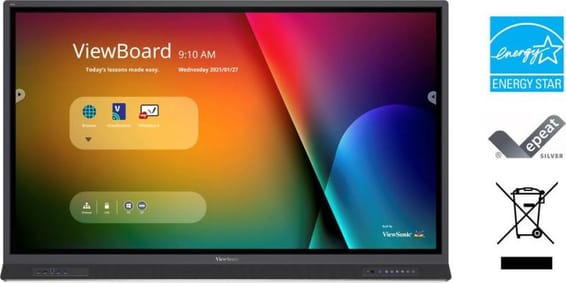 ViewSonic Moniteur Interactif  65" Pouces 4K ViewBoard®