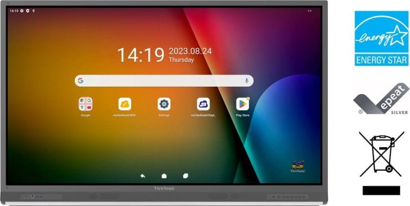 ViewSonic Moniteur Interactif 65" Pouces 4K ViewBoard — image 1