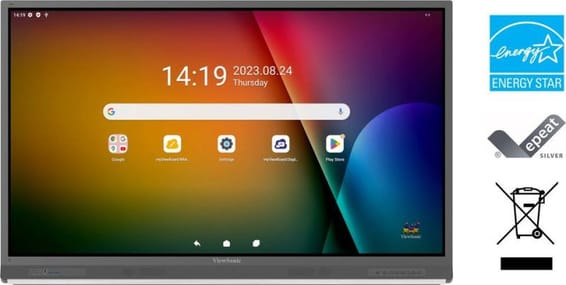 ViewSonic Moniteur Interactif 65" Pouces 4K ViewBoard