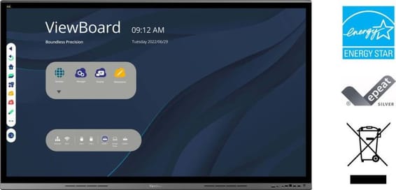 ViewSonic Moniteur Tactile 65" Pouces ViewBoard®