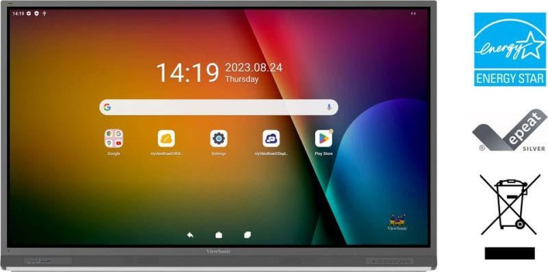 ViewSonic Moniteur Interactif 75" Pouces 4K  ViewBoard — image 1