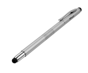 Trust 3en1 Stylet pour Tablettes et Smartphones avec Pointe Standard, Pointe Haute Précision et Pointe de Stylo Bille - Gris — image 3