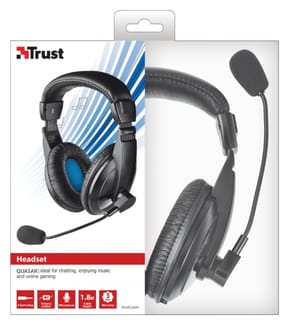 Casque stéréo de haute qualité Filaire Trust Quasar - Jack 3.5 (16904) — image 6