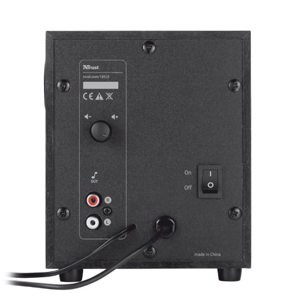 Haut-parleurs Trust RAINA 2.1- stéréo 2.1 RMS 10 Watts (18925)