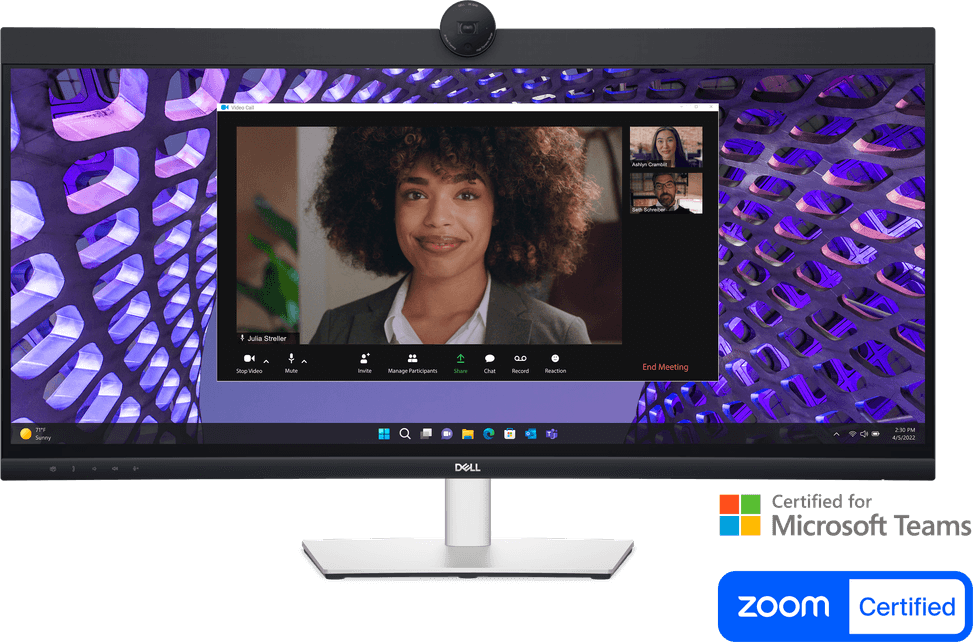 Écran de visioconférence Dell Pro 34 Plus - P3424WEB — image 1