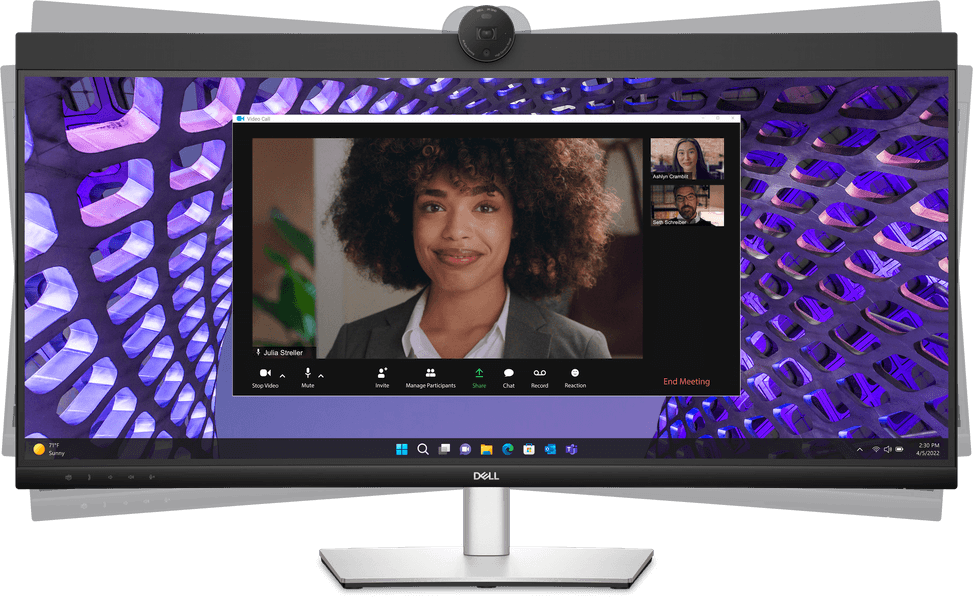 Écran de visioconférence Dell Pro 34 Plus - P3424WEB — image 2