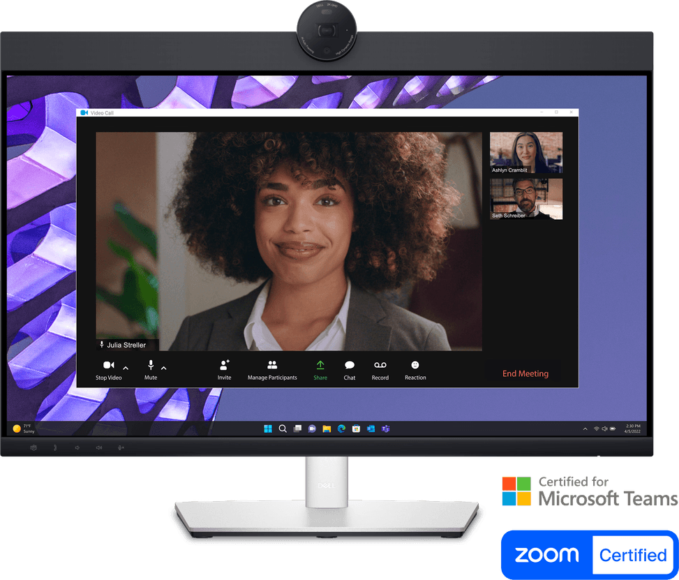 Écran de visioconférence Dell Pro 24 Plus - P2424HEB — image 3