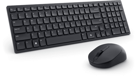 Clavier et souris compacts et silencieux Dell Pro - KM555 - français (AZERTY)