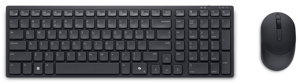 Clavier et souris compacts et silencieux Dell Pro - KM555 - français (AZERTY) — image 2