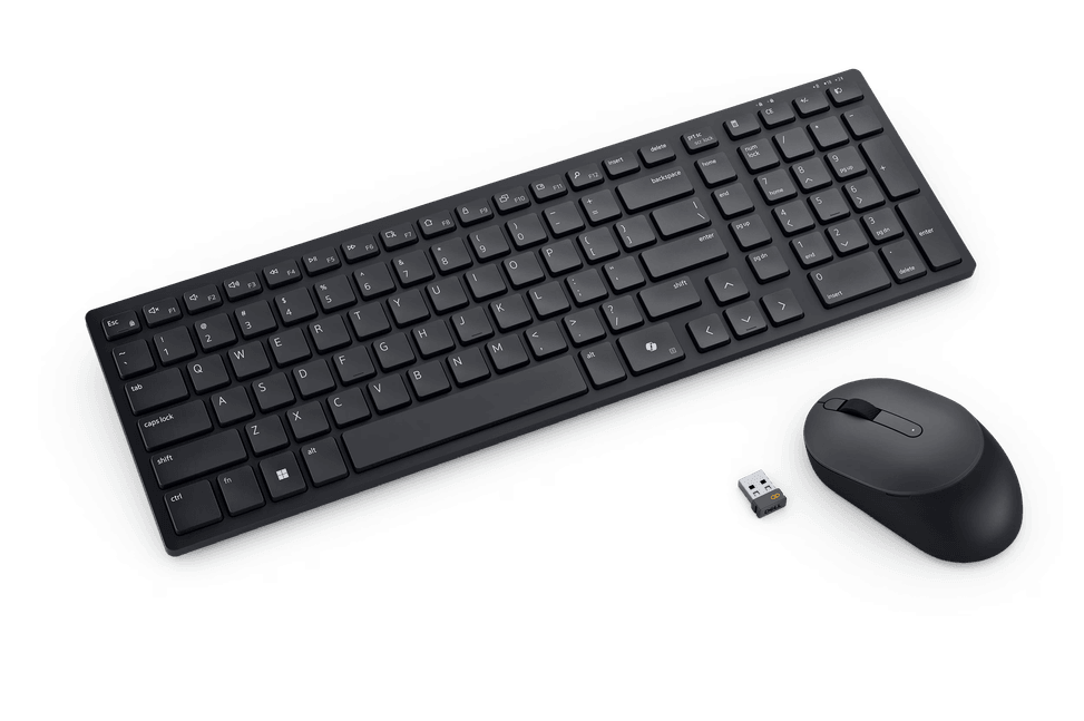 Clavier et souris compacts et silencieux Dell Pro - KM555 - français (AZERTY) — image 3