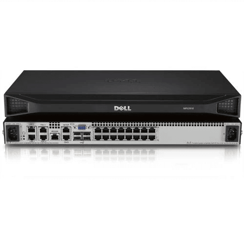 Commutateur Dell KVM DMPU2016-G01à distance à 16 ports avec deux utilisateurs à distance, un utilisateur local et deux blocs d’a