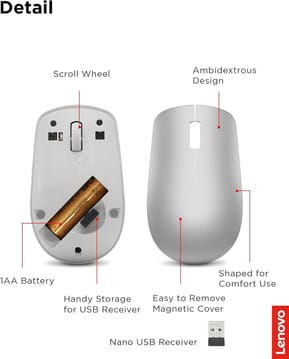 Souris sans fil USB Lenovo 530 (GY50Z18984) — image 4