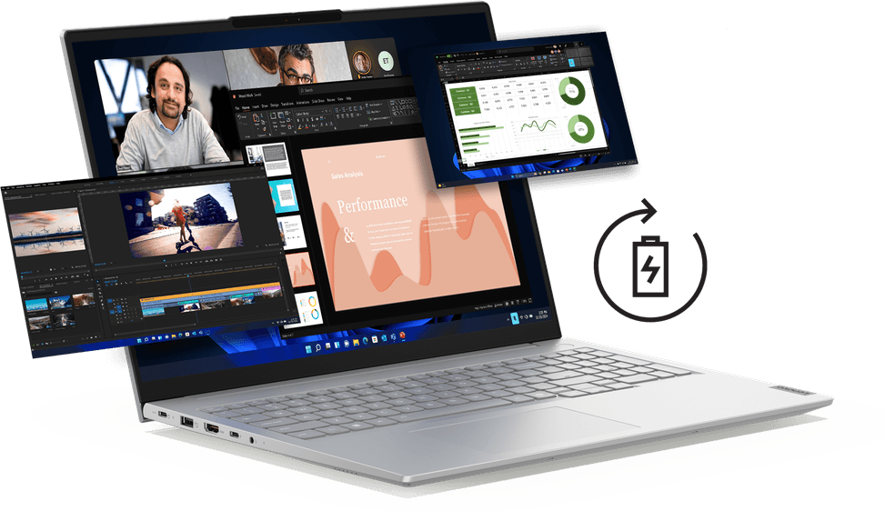 Ordinateur Portable Lenovo ThinkBook 16 G8 IAL (21SK001MTP) — image 14