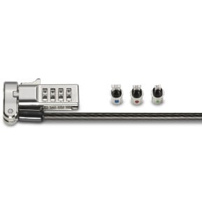 Câble de sécurité Kensington 3 en 1 à combinaison réinitialisable (K62316WW)