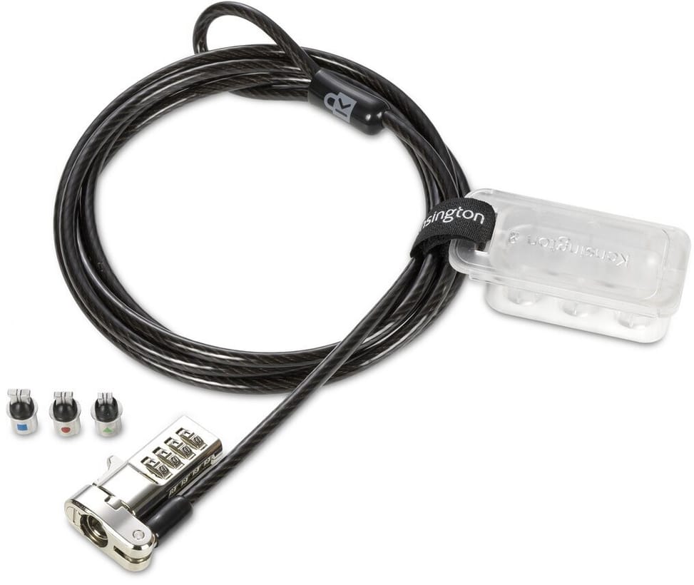 Kensington 3-in-1 Resettable Combination Security Cable (K62316WW) — image 1