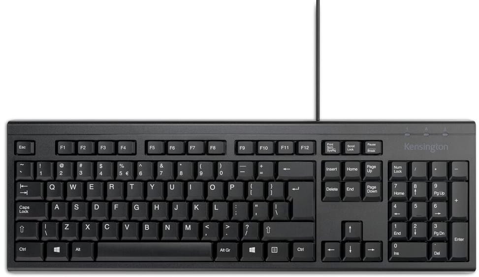 لوحة مفاتيح سلكية Kensington KB100 EQ - AZERTY (K63727FR) — صورة 1