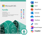 Microsoft 365 Famille Français - abonnement 12 mois pour 6 personnes | Licence officielle envoyée par email