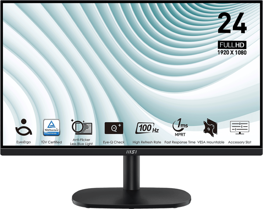 Écran 23.8" Full HD MSI Pro MP245V (9S6-3PC0CM-002) — image 1
