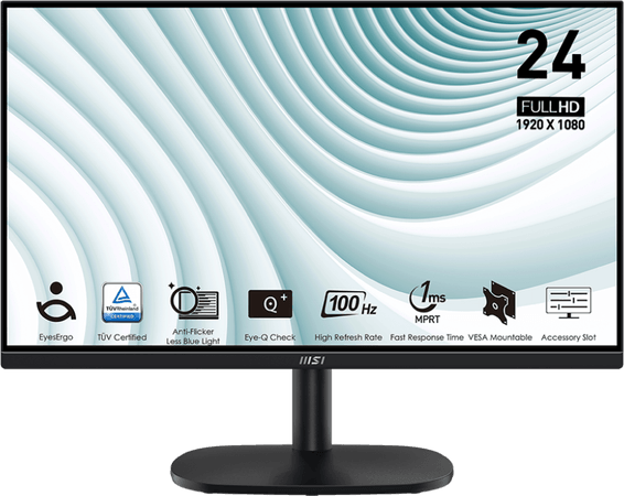 Écran 23.8" Full HD MSI Pro MP245V (9S6-3PC0CM-002)