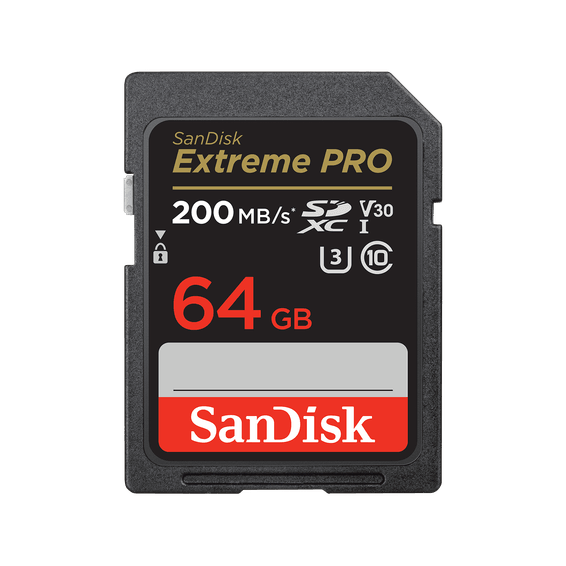 Carte SDHC™ et SDXC™ UHS-I SanDisk Extreme PRO - 64 Go