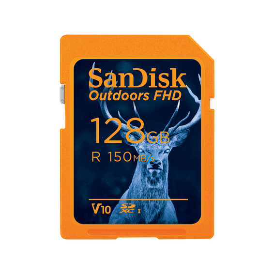 Carte UHS-I SanDisk Outdoors FHD - Pack de deux - 128 Go