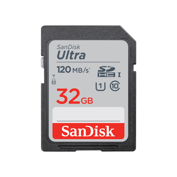 Carte SanDisk Ultra® SDHC™ UHS-I et carte SDXC™ UHS-I - 32 Go
