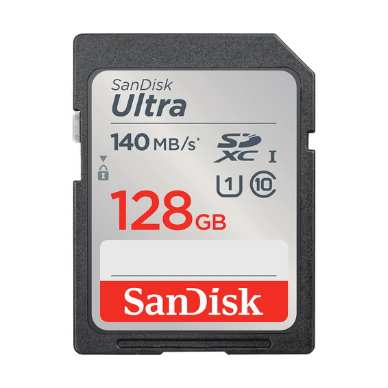 Carte SanDisk Ultra® SDHC™ UHS-I et carte SDXC™ UHS-I - 128 Go