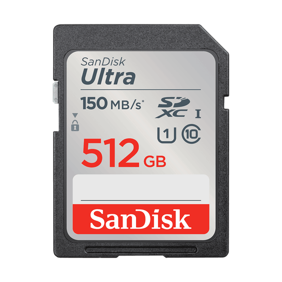 Carte SanDisk Ultra® SDHC™ UHS-I et carte SDXC™ UHS-I - 512 Go