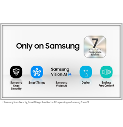 Téléviseur Samsung AI Smart 55" QLED Q7F UHD 4K serie 7 + Récepteur intégré (QA55Q7FAAUXMV)