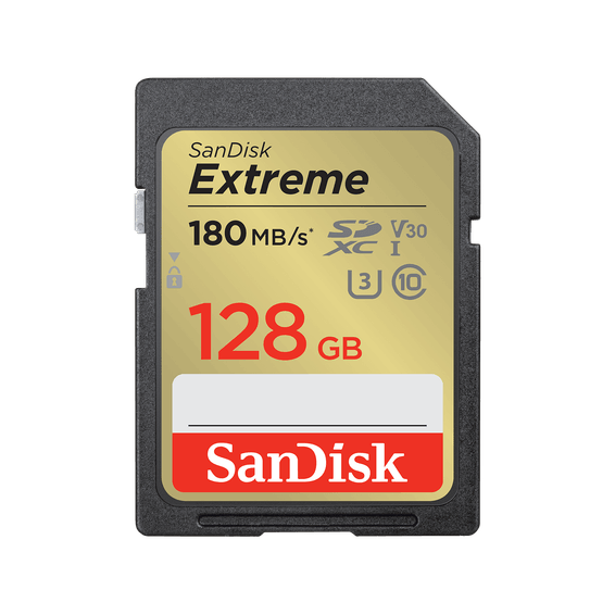 Carte SD SanDisk Extreme UHS-I - 128 Go