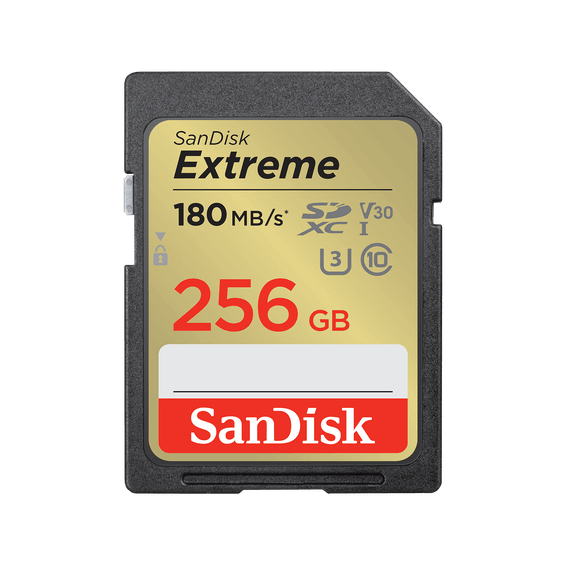 Carte SD SanDisk Extreme UHS-I - 256 Go